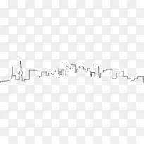 城市建筑线框图