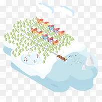 矢量冰雪世界