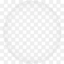 白色圆形镂空素材