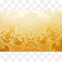 金色欧式花纹背景