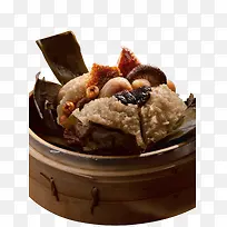 鲜菇榛果粽