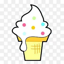 七彩糖果冰淇淋