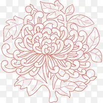 矢量手绘花朵