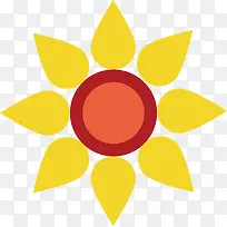 太阳花矢量图