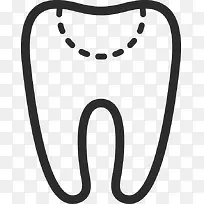 龋齿牙Dental-icons
