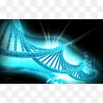 DNA结构与科技背景