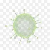 绿色透明干细胞素材免费下载