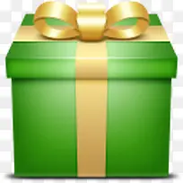 绿色礼物彩盒箱目前礼品