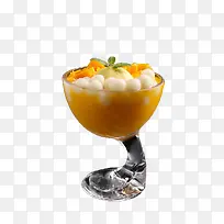 芒果小圆子冰激凌甜品