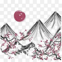中国风水墨画