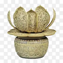 古代莲花状文物工艺品
