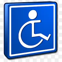 残疾人通道标识图标