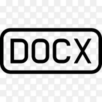 docx文件圆角矩形概述界面符号图标