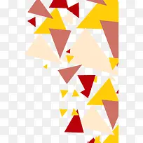 抽象三角块漂浮物