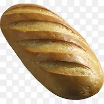 椭圆形美味面包