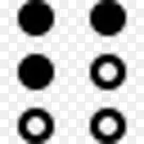 盲文Glyphs-symbols-icons