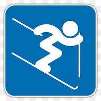 高山滑雪奥运会索契- 2014图标