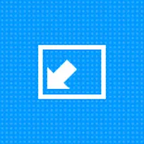 screen minimize icon