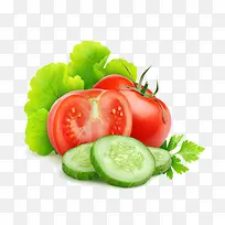 番茄西红柿生菜黄瓜芹菜