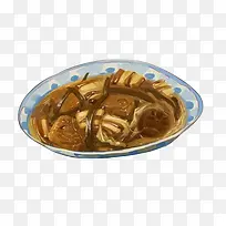 大锅菜手绘画素材图片