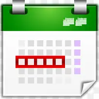 视图日历一周工作时间actions-icons