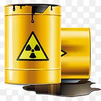 黄色油桶石油元素