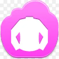 夹克Pink-cloud-icons