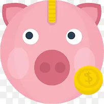 小猪银行Color-Flat-icons