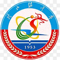 龙山镇中学logo