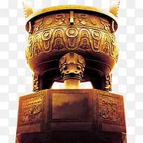 黄金鼎中国古器物