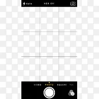 蒸汽波风格手机拍照九宫格框免抠