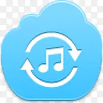 音乐转换器Blue-Cloud-icons