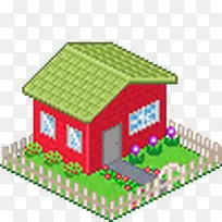 像素房子Pixel-House-icons