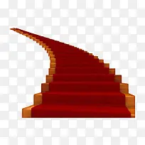 红色地毯阶梯