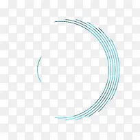 创意数码圆环设计线条