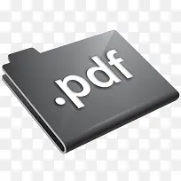 文件夹灰色PDF德利奥斯系统图标