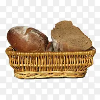 框里的面包片