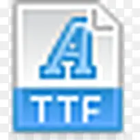 ttf字体文件图标