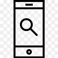 智能手机搜索Linea-outline-icons