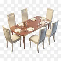 餐具简单纯色北欧餐桌