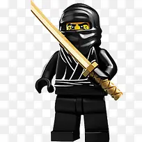 乐高玩具武士刀忍者图标