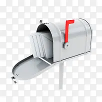 白色邮箱