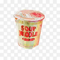 速食方便面手绘画素材图片