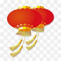 欢乐喜庆元宵展板灯笼