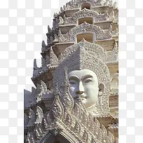 泰国曼谷巨型白色佛像