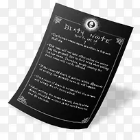 规则黑色的请注意Death-note-icons