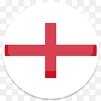 英格兰2014 -世界-杯标志-平-图标
