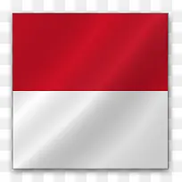 印度尼西亚亚洲旗帜