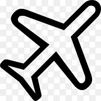 飞机旋转斜运输概述符号图标