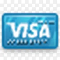 信用卡付款签证信用卡图标